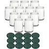 set di 12 barattoli da conserva 580 ml classic con tappo a Anteprima dell’immagine prodotto 1