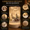 formano LED Deko Licht Winterlandschaft Leuchtglas Produktbild-Vorschau 3