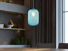 LED Pendellampe einflammig Relief Kristallglas mit Produktbild-Vorschau 1