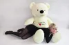 XXL Peluche da bar 170 cm Bianco Ricamo "I Love You" Anteprima dell’immagine prodotto 6