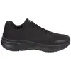 A black Skechers Arch Fit sneaker shown from the side against a white background. Produktbild-Vorschau