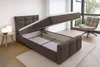 AX LIVING Lit avec sommier 100x200 cm Argentaro sommier Voir les images du produit 2
