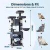 Fobyfurny Katzenkratzbaum, L, 3 Plattformen, 2 Höhlen, 7 Produktbild-Vorschau 6