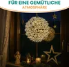 Aluminium-Drahtkugelkugel 40 cm mit 200 LED warmweiß Produktbild-Vorschau 6