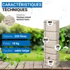 Récupérateur d'eau GARANTIA rectangulaire sable, 330 l Voir les images du produit 3