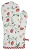Clayre & Eef Ofenhandschuh 18x30 cm Weiß Rot Baumwolle Produktbild-Vorschau 2