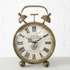 Tischuhr Orleans Material Metall Hellbraun H 13cm Produktbild-Vorschau 9