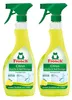 Two bottles of Frosch Citrus shower and bath cleaner are shown side-by-side against a white background. Produktbild-Vorschau