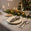 Tischset Metallic Blume 6er Set abwaschbar, rundes Platzset Produktbild-Vorschau 10