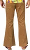 Schlaghose beige Cordhose Hippie Flower Power Herren Produktbild-Vorschau 5