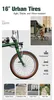 16" Skládací elektrické kolo 36V5.2Ah e-bike Dojíždění Náhled obrázku produktu 13