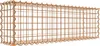 Rostige Gabione 100 cm x 30 cm x 20 cm (L x H x T), Produktbild-Vorschau 1