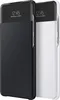 Two smartphone cases, one black and one white, are shown side-by-side. Produktbild-Vorschau