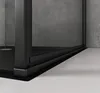 doporro Eck-Duschkabine 90x90x195cm Eckdusche in schwarz Produktbild-Vorschau 3