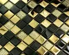 Mosaico in vetro oro e nero "Black Diam", piastrella Anteprima dell’immagine prodotto 5