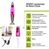 Lavalampe Pink Silber 42 cm Stimmungslicht Tischleuchte Produktbild-Vorschau 7