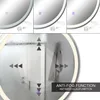 Badezimmerspiegel Vicco Lumos Weiß 70 cm mit Touchschalter, Produktbild-Vorschau 5