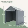 Gerätehaus Garagenzelt Carport Folienzelt Gartenschuppen Produktbild-Vorschau 7