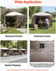 SucceBuy 6x parois latérales pour pavillon, 1,73 x 1,48 m, Voir les images du produit 7