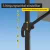 Ampelschirm 3,5 m rund Sonnenschirm Garten drehbar mit Produktbild-Vorschau 10