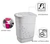 Wäschesammler "Flowers" 55 l horizon blue Produktbild-Vorschau 6
