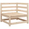 vidaXL 8-tlg. Garten-Sofagarnitur Massivholz Kiefer Produktbild-Vorschau 3