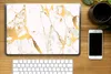 MuchoWow® Laptop Aufkleber Sticker Cover Marmor - Gold - Produktbild-Vorschau 2