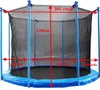 walexo Trampolin "Innenliegendes Sicherheitsnetz" für 6 Produktbild-Vorschau 1