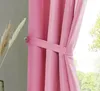 2er Set Vorhänge Schal Ösen »Berlin« HxB 145x140 cm Pink Produktbild-Vorschau 3