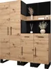 Garderobe ARTIN Set 7 mit gepolsterten Paneelen Industrial Produktbild-Vorschau 1