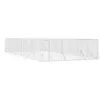 Outdoor-Hundezwinger Silbern 6x14x2 m Verzinkter Stahl Produktbild-Vorschau 3