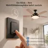 132 cm stropný ventilátor s osvetlením v drevenom dizajne, Náhľad obrázku produktu 6