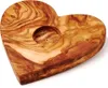 Teelichthalter aus Olivenholz in Herzform 14 cm Produktbild-Vorschau 5