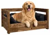Hundebett aus Massivholz 90x57x45 cm – Braun, Natur oder Produktbild-Vorschau 9