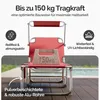 CASARIA® Sonnenliege Klappbar Wetterfest Gartenliege Mit Produktbild-Vorschau 7
