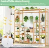 COSTWAY Pflanzenregal Bambus, Standregal mit 9 Ebenen, Produktbild-Vorschau 7