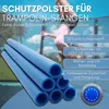 Trampolin Schaumstoffrohre 12x Polster 92cm - Blau- Produktbild-Vorschau 3