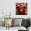 DEQOART Hybrid Leinwand Bild 50x50 cm 'Seele des Stiers' Produktbild-Vorschau 3