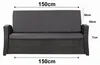 Podsedáky na zahradní lavičku 150x50x50cm Sedák s Náhled obrázku produktu 5