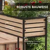 Outsunny Hochbeet aus Holz, 2-Stufiger Blumenkasten mit Produktbild-Vorschau 7