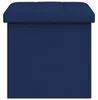 vidaXL Klappbare Aufbewahrungsbank Blau 180 kg 80 L 77 x 38 Produktbild-Vorschau 4