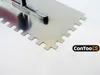 Set di cazzuole dentate 3 pezzi Denti 6, 8, 10 mm Cazzuola Anteprima dell’immagine prodotto 3