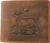 Green Burry Vintage taška na nože „Stag-3“ z kože (hnedá) Náhľad obrázku produktu 1