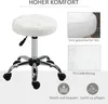 HOMCOM Rollhocker Höhenverstellbarer Arbeitshocker Drehbar Produktbild-Vorschau 5