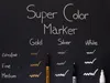 A display of different marker tips and colors on a black background. Anteprima dell’immagine prodotto