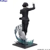 A figure of a person in a suit, seemingly conducting music, with musical notes and sheets as part of the base. Produktbild-Vorschau