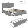ProximaX Polsterbett 160x200cm Doppelbett mit Lattenrost Produktbild-Vorschau 7