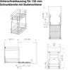 Unterschrankauszug Küchenauszug Schrankauszug mit Produktbild-Vorschau 3