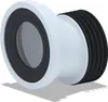 WC Manschette Außermittig 130mm Abfluss Anschluss Produktbild-Vorschau 1