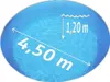 Ersatzfolie Rundpool ohne Biese 0,50 mm, blau Ø 4,50 x 1,20 Produktbild-Vorschau 2